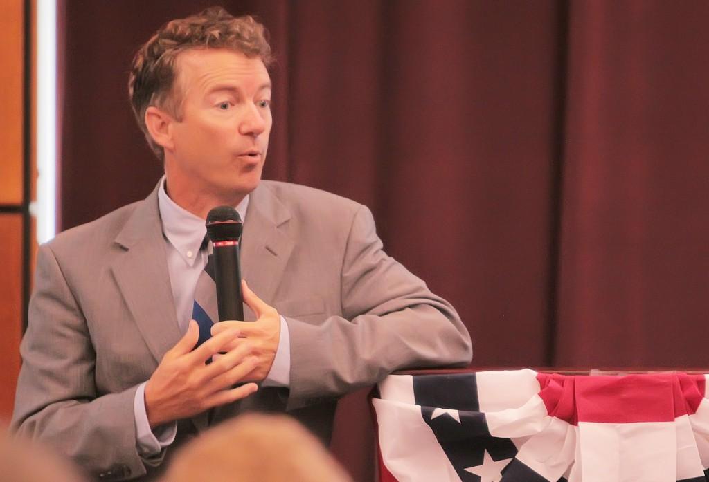 Young Democrats and Teen Republicans go to Rand Paul speech 