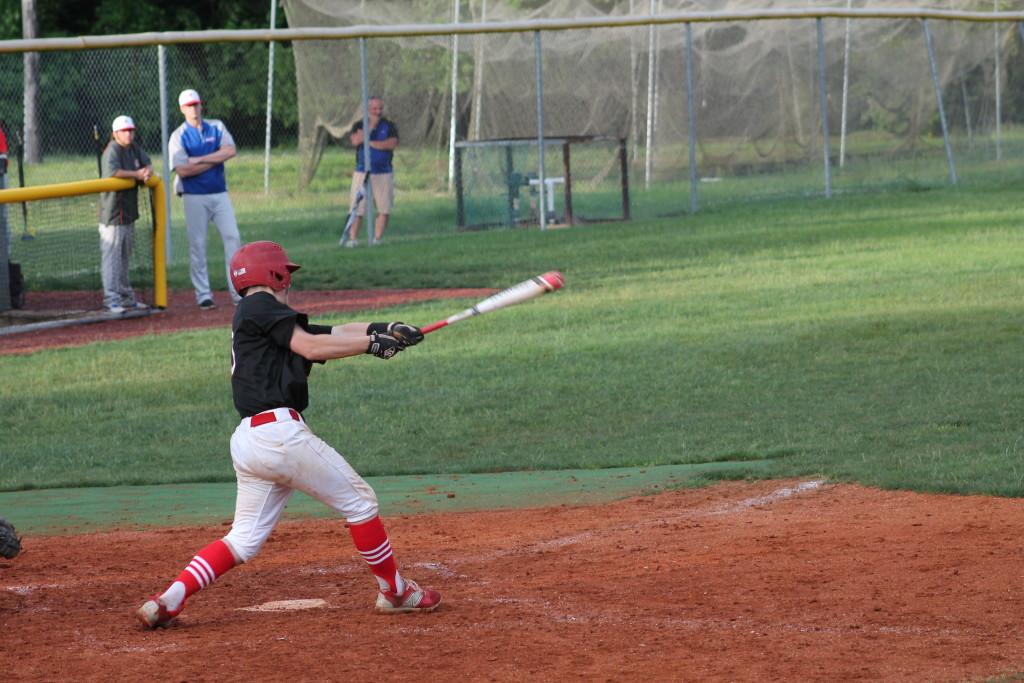 Aaron+Sary+%289%2C+%2320%29+takes+the+bat+in+the+second+inning.+Sary+was+3-4+with+two+doubles%2C+a+triple%2C+and+3+RBIs.+His+only+missed+bat+was+the+final+play+of+the+game%2C+when+CAL+made+a+double+play.