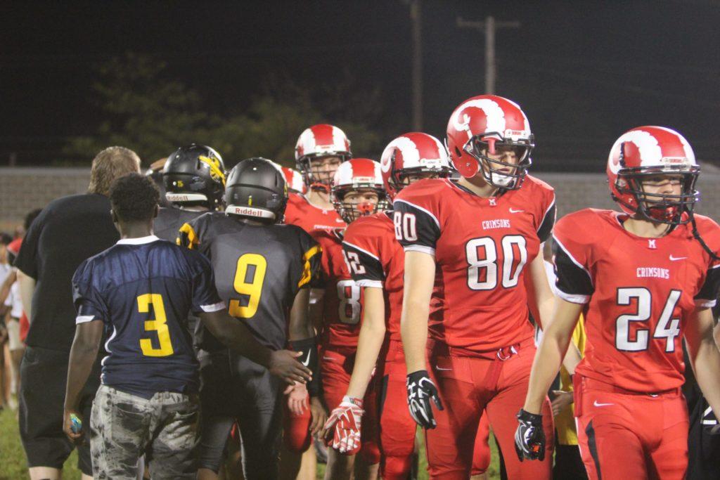 After the game, players from both teams shook hands. Photo by, Cicada Hoyt.