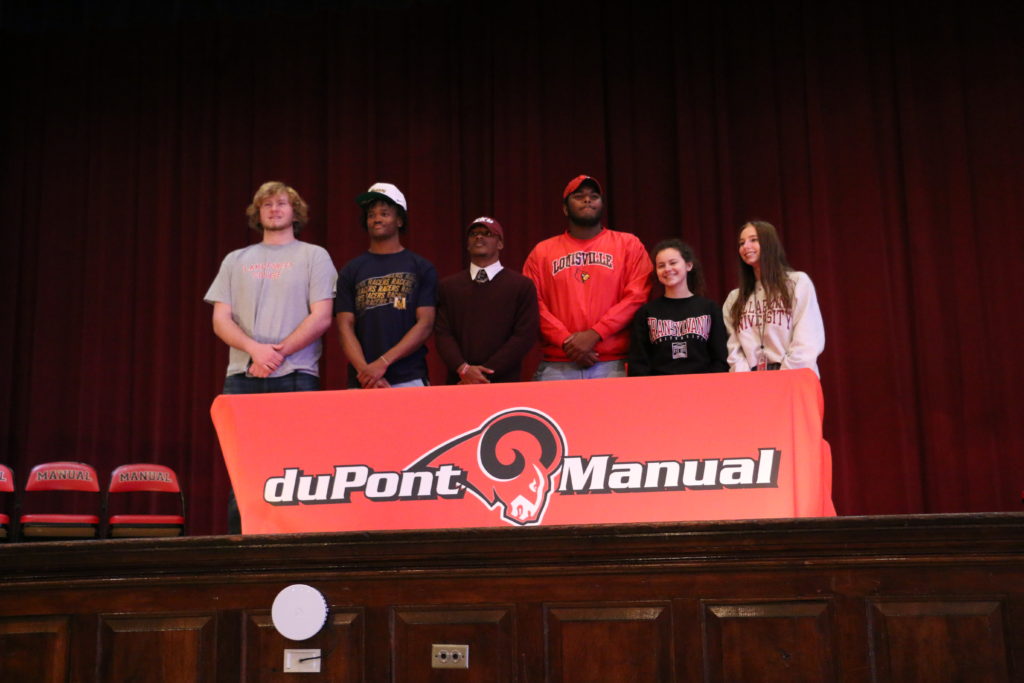 Six students sign National Letters of Intent