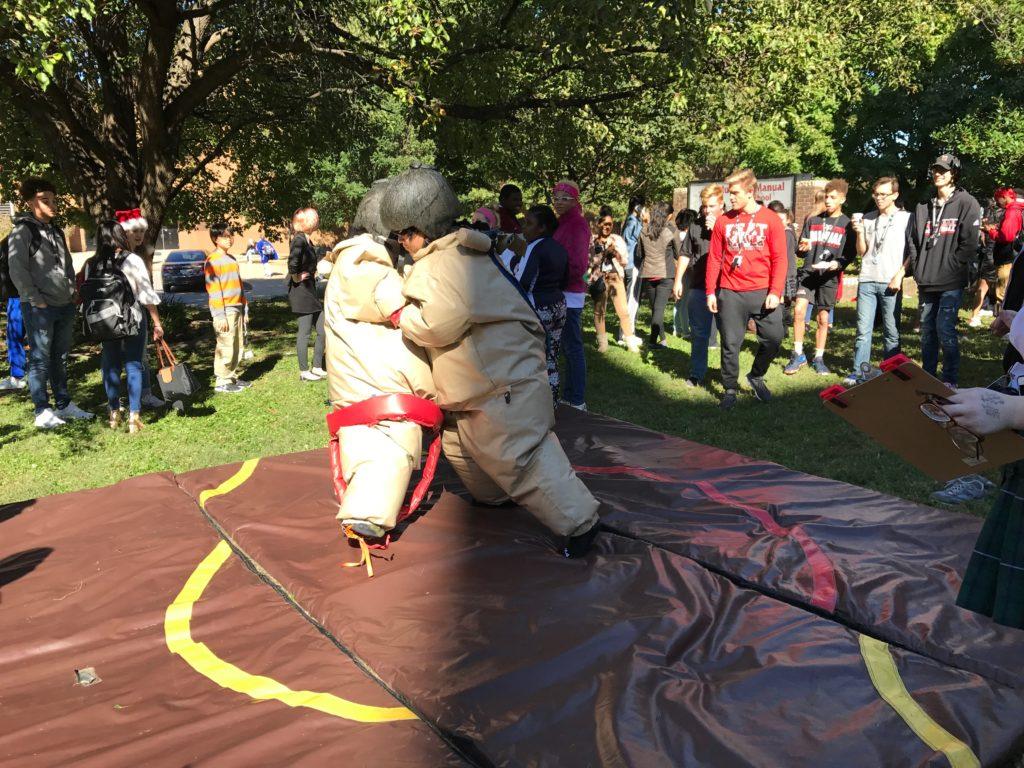 R/W Week 2018: Manual students sumo wrestle and more at the carnival