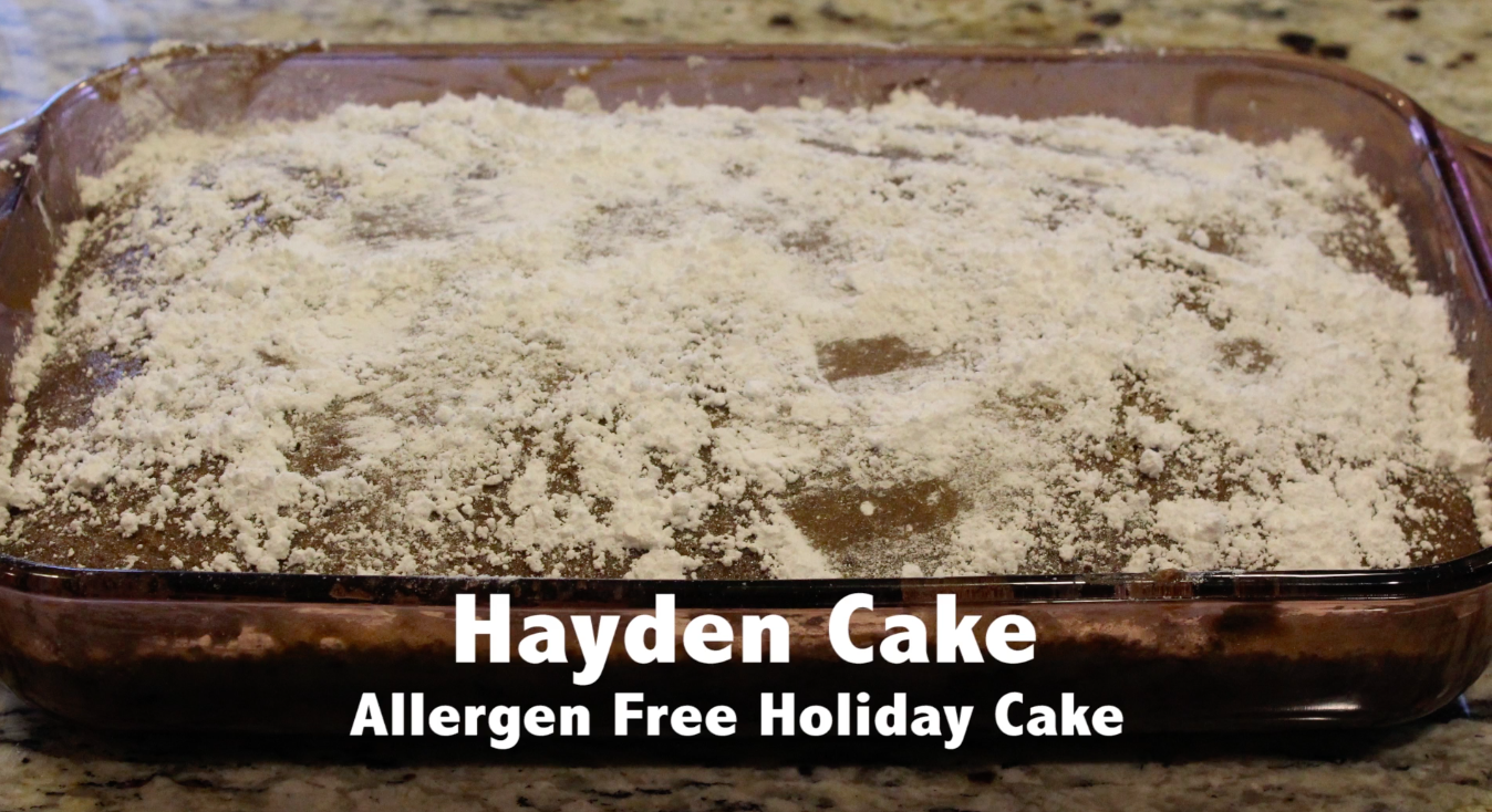 Easy allergen-free cake recipe in time for the holidays