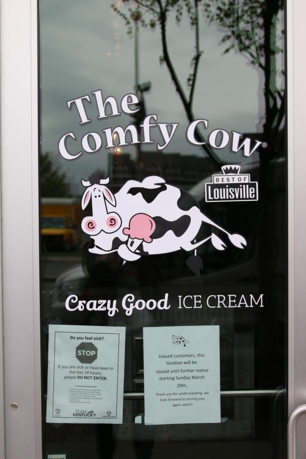 Comfy Cow has recently temporarily closed in Cardinal Towne. Photo by EP Presnell. 