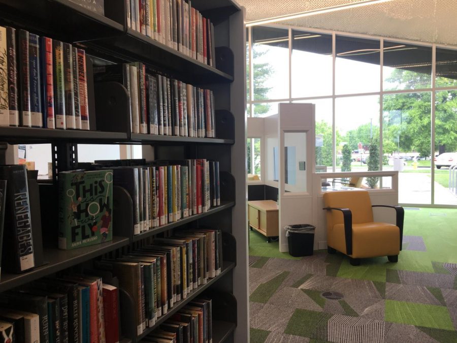The Northeast Louisville Free Public Library has a robust collection of books for a variety of interests and age groups. Photo by Isabella Bonilla