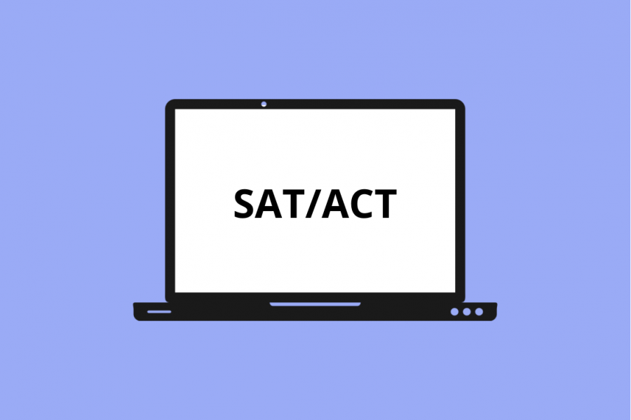 The SAT/ACT are test-optional for a majority of colleges in the states. Design by Ofelia Mattingly.