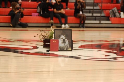 The Manual community holds a somber funeral affair for the Male Bulldog, their arch nemesis. Photo by Brennan Eberwine.