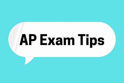 AP exams will take place at school through May 2nd through the 13th, which is two months away. Upperclassmen offer tips and suggestions when preparing for the AP exams. Graphic by Ofelia Mattingly.