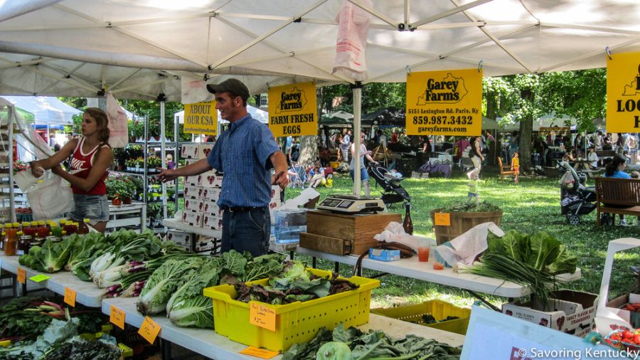 Douglass Loop hosts one of Louisvilles busiest and most popular farmers markets. Photo courtesy of kentuckytourism.org