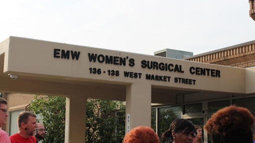 A photo of EMW Women’s Surgical Center, Kentucky’s only licenced abortion clinic. Photo by Lisa Gillespie.