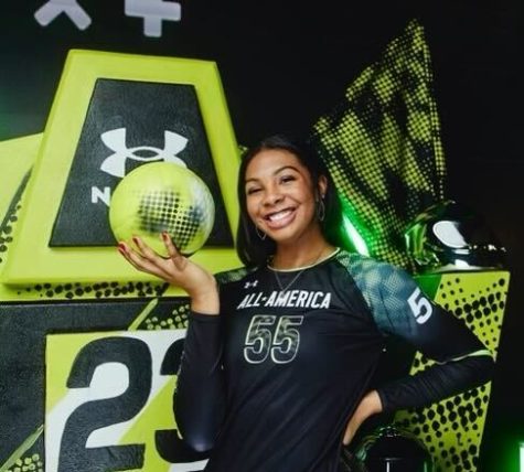 Bunton was named Under Armour All-American, Miss Kentucky Volleyball and Kentucky Gatorade Player of the Year this school year alone. Photo courtesy of Under Armour
