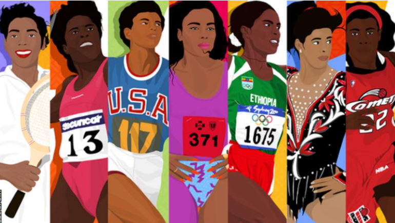 Athletes+such+as+Simone+Biles+and+Venus+and+Serena+Williams+are+some+of+the+more+well+known+black+female+athletes+today.+Photo+courtesy+of+BBC+Sports