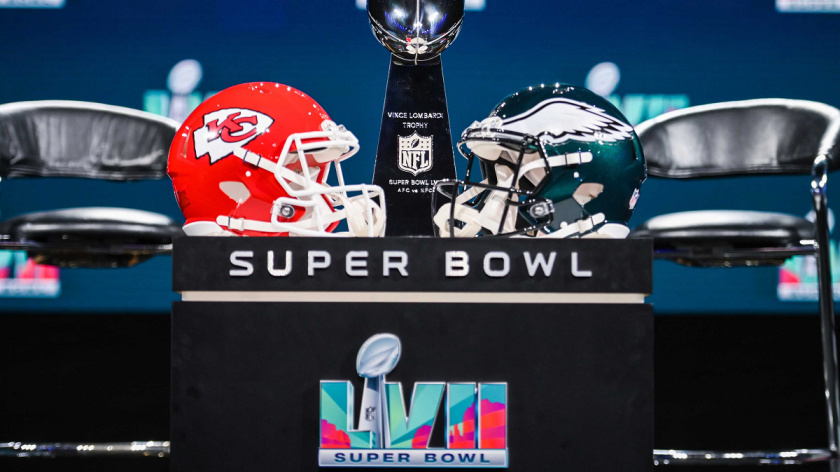The Kansas City Chiefs and Philadelphia Eagles faced off against each other in the 57th Super Bowl on Sunday, February 12. Photo courtesy of NBC Sports