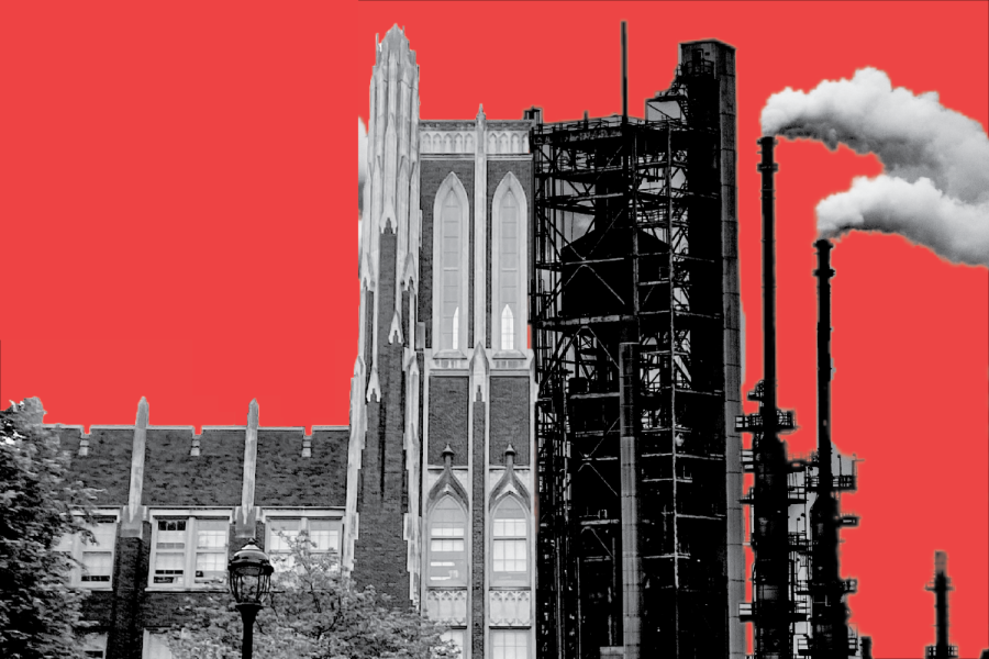The+legacy+of+the+DuPont+chemical+company+potentially+casts+a+shadow+over+Manual%2C+with+decades+of+discrimination+and+pollution.+Graphic+by+Brennan+Eberwine