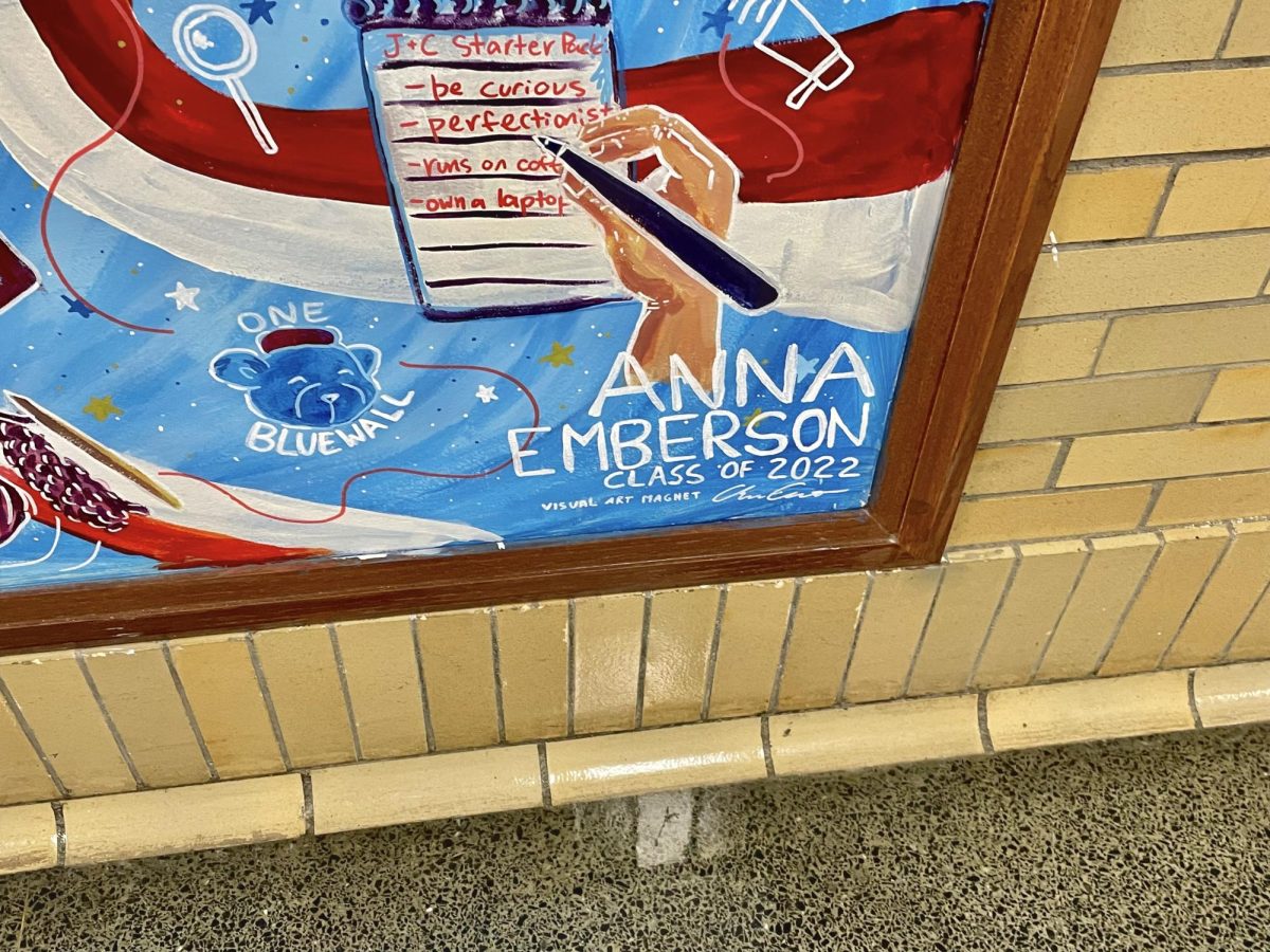 Anna Embersons Mural in center hall