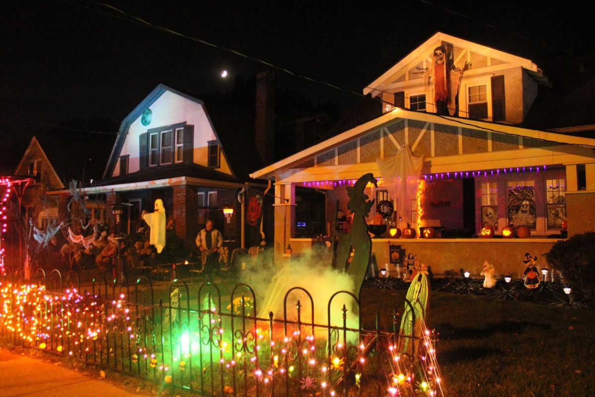 A variety of Halloween decor can be found in the yards, on the porches and houses of Hillcrest residents. 