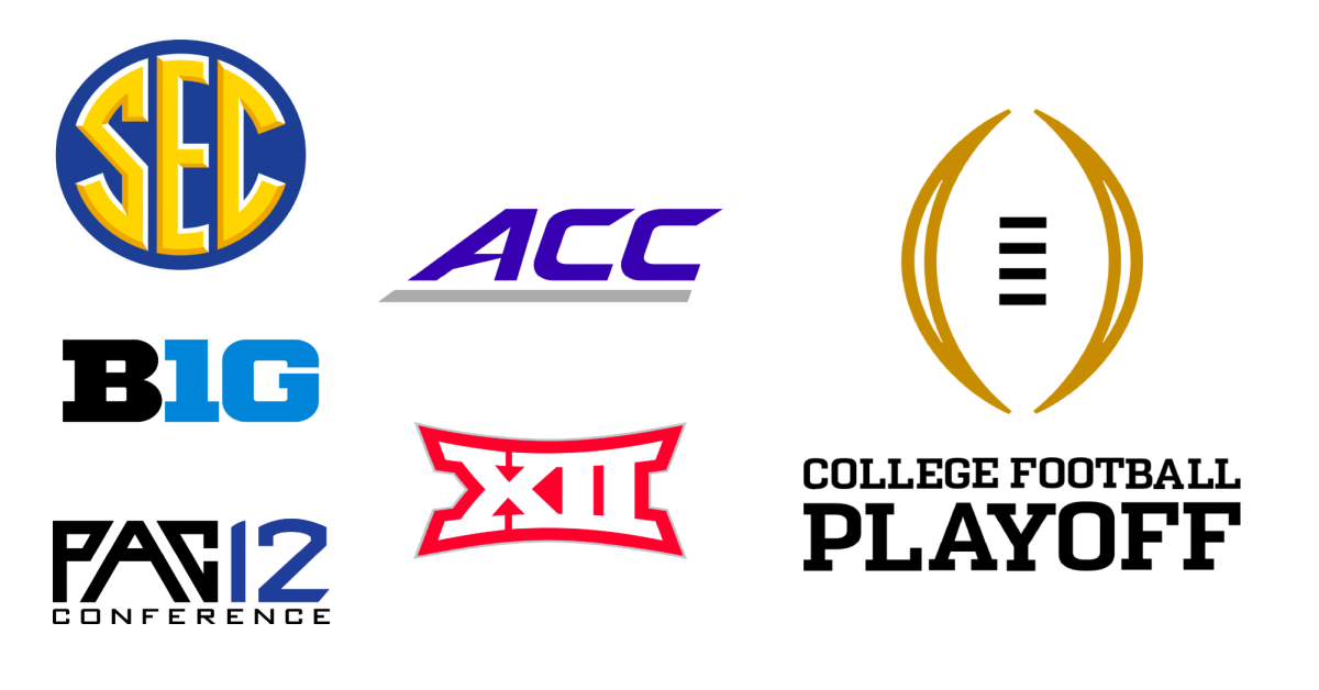 The+SEC%2C+ACC%2C+BIG-10%2C+BIG-12+and+PAC-12%2C+are+the+current+main+college+football+conferences.