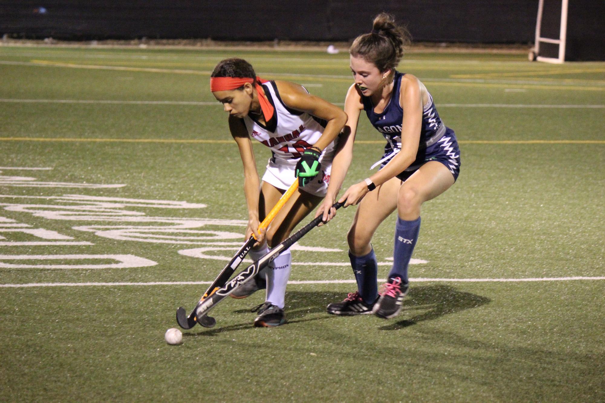 Amari Grayson (#30, 12) tries to move around a South Oldham player