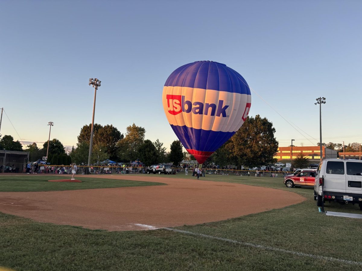 Although only two balloons were inflated, the Balloon Glow was considered a success.