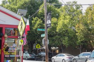 Intersection of Baxter Avenue and Morton Avenue, close to where the shooting occurred.