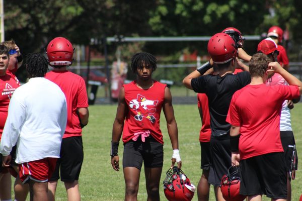 Gerian Traynor has helped lead the way to success for Manual after becoming the starting running back last season. 