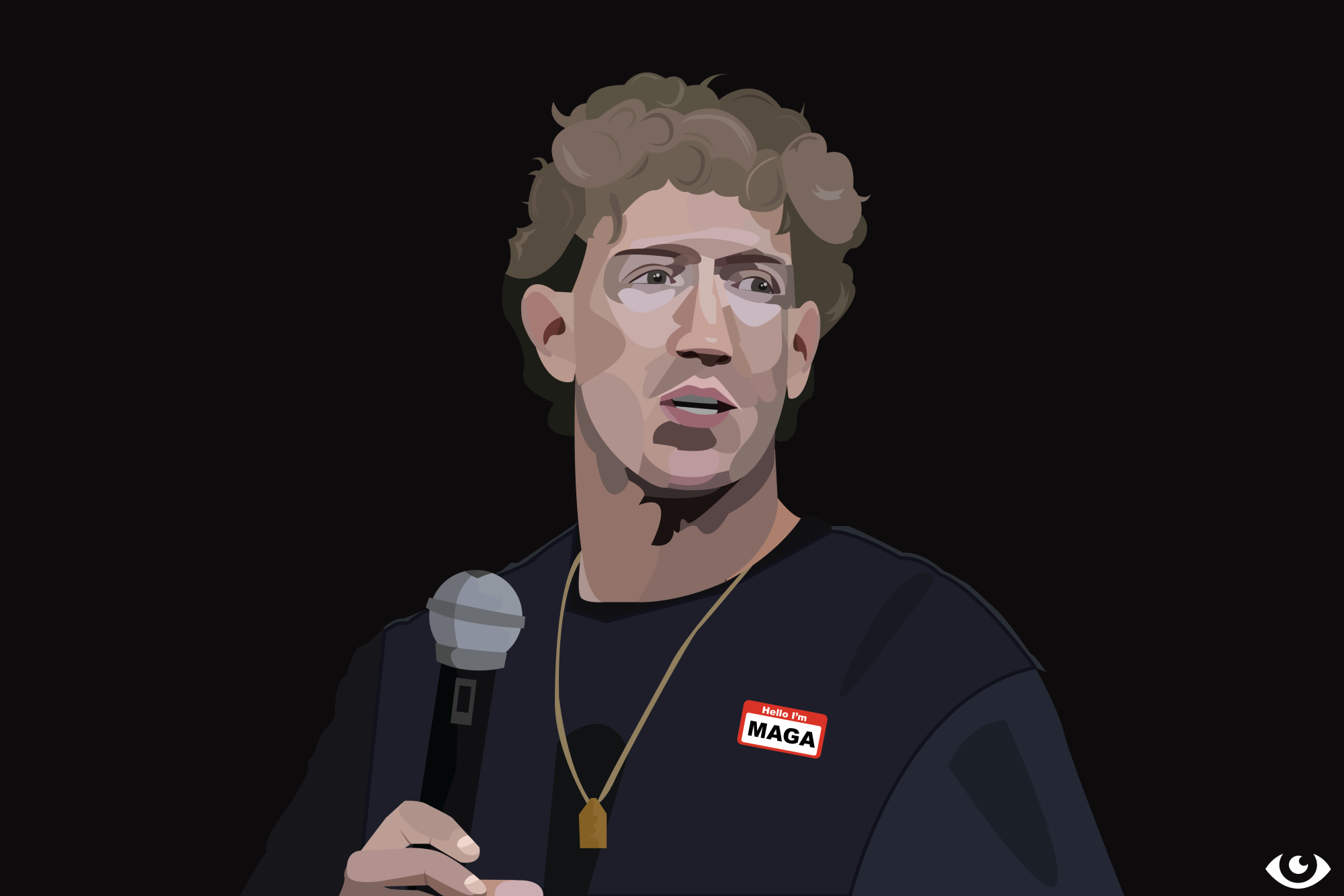 Mark Zuckerberg, CEO of Meta, has become a greater proponent of the Trump presidency as his vested interests increase. Design by Aya Al Waeli.