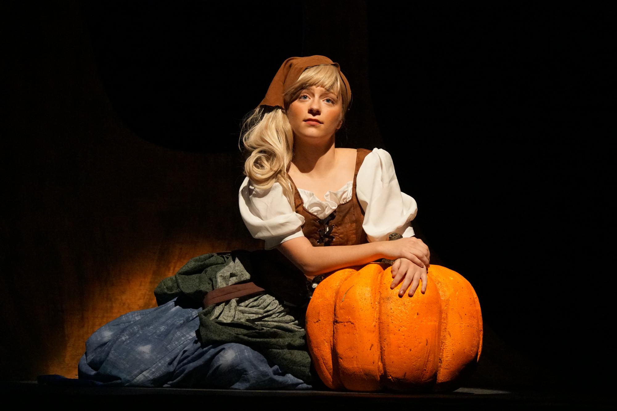 Ava Stocker (12, YPAS) sings as Cinderella during the production. The show opens on Nov. 21 and runs until Dec. 5.
