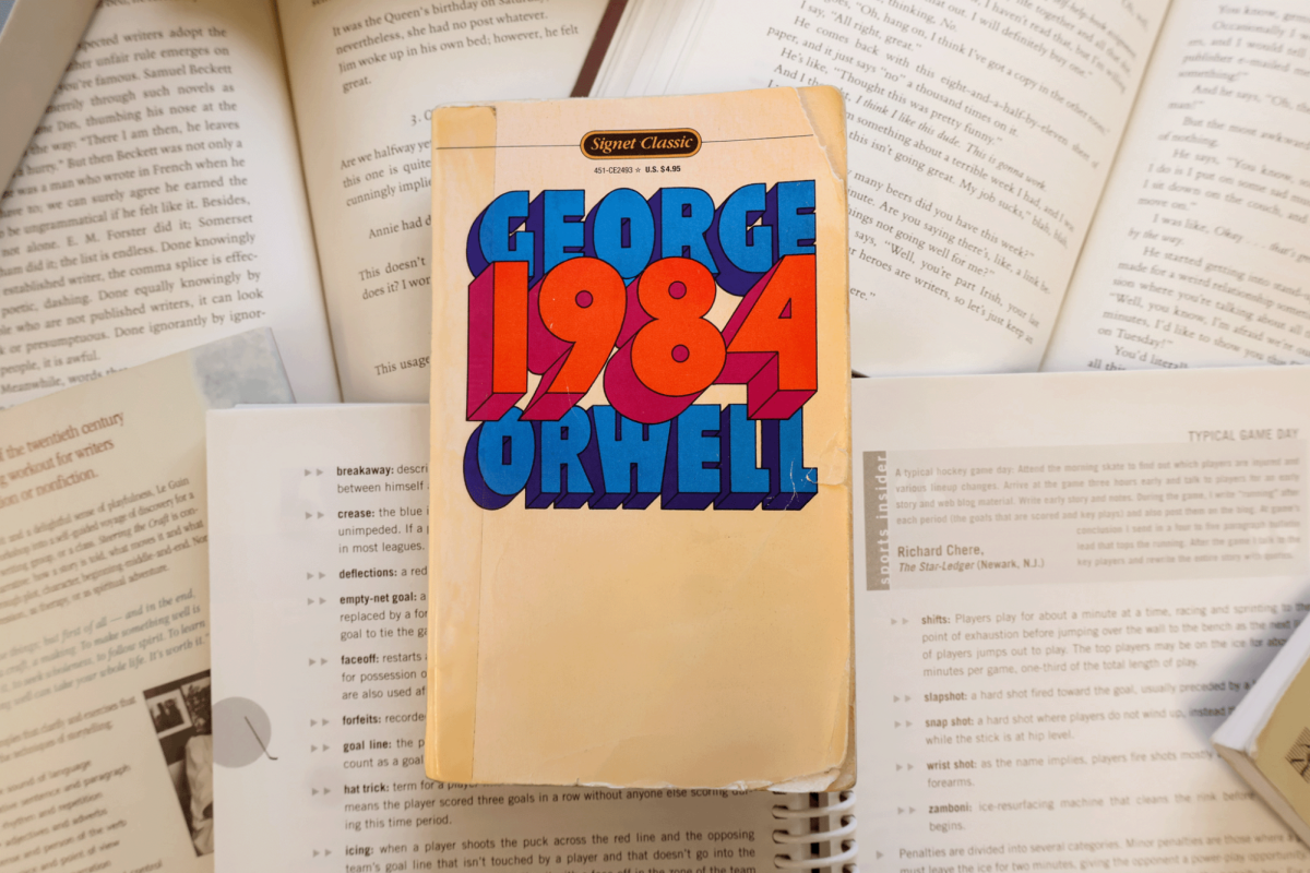George Orwell's classic novel indicts an America that is losing shared language and truth.