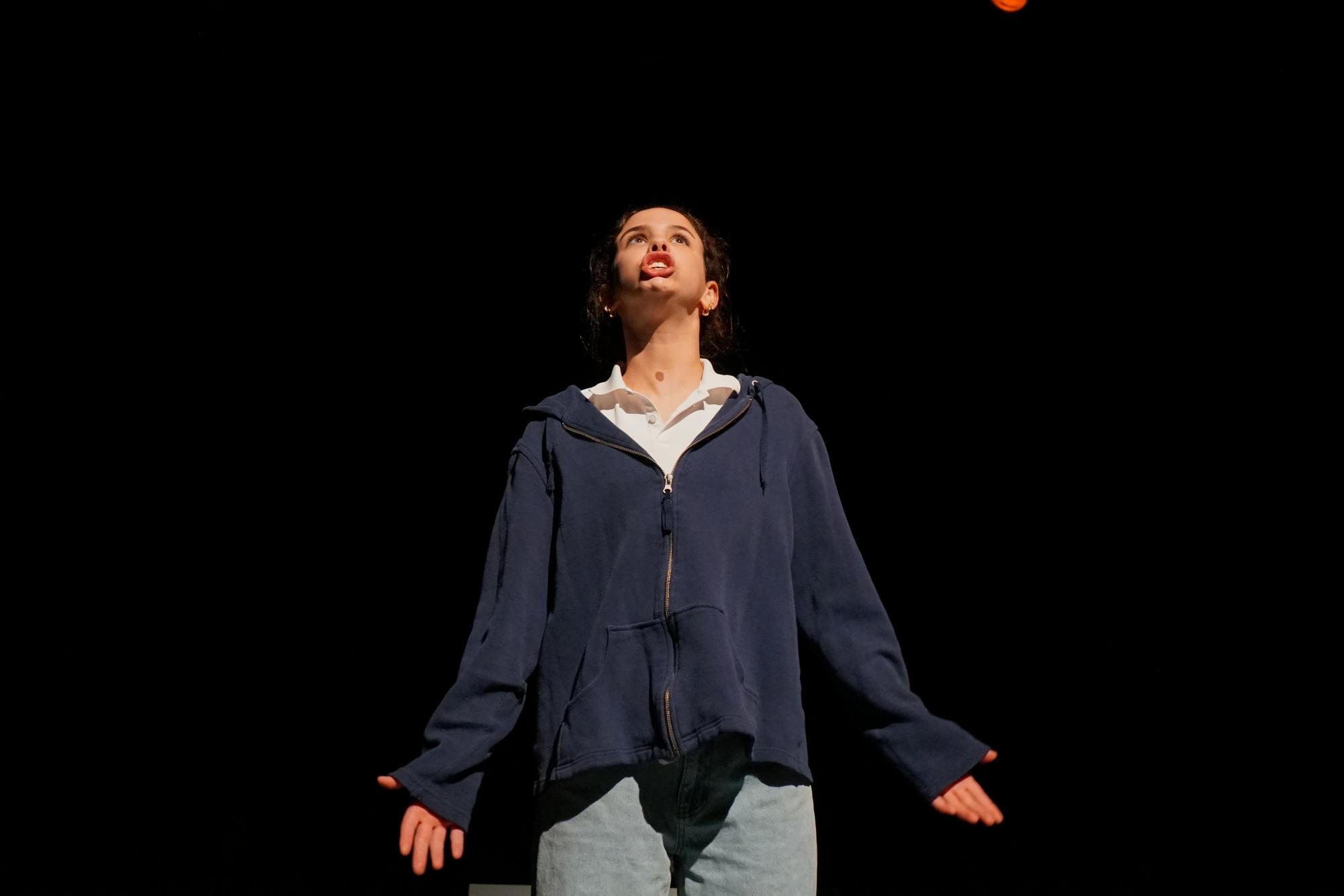 Mia Rowland (9, YPAS) doing a monologue in "Almost Famous."
