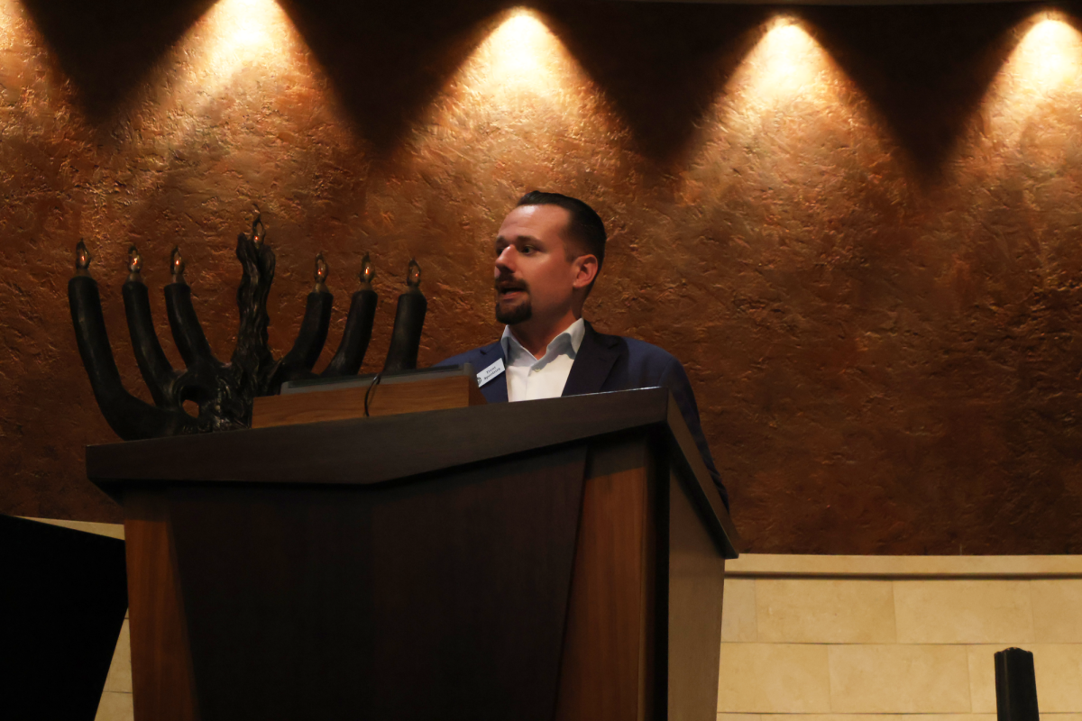 At Yom HaShoah, the Louisville Jewish community's annual Holocaust remembrance, students and community leaders mourned over tragedies, both finished and enduring. 